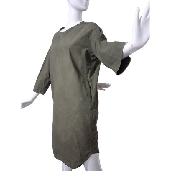 Humanoid Quiet Luxury Women's size S Oversized Lagenlook Minimalist Boxy Dress - Picture 3 of 10